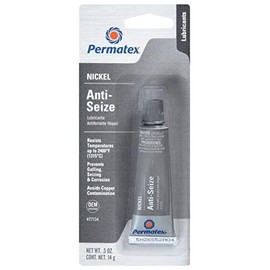 Permatex 77134 Nickel Anti-Seize Lubricant, 0.5 oz Tube | Pack of 2