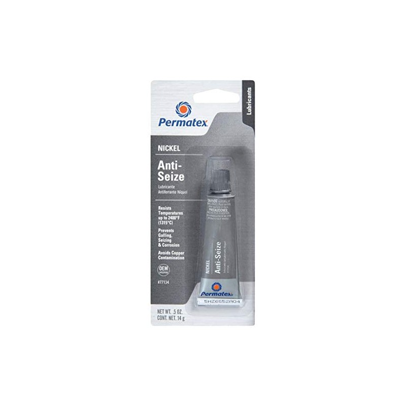Permatex 77134 Nickel Anti-Seize Lubricant, 0.5 oz Tube | Pack