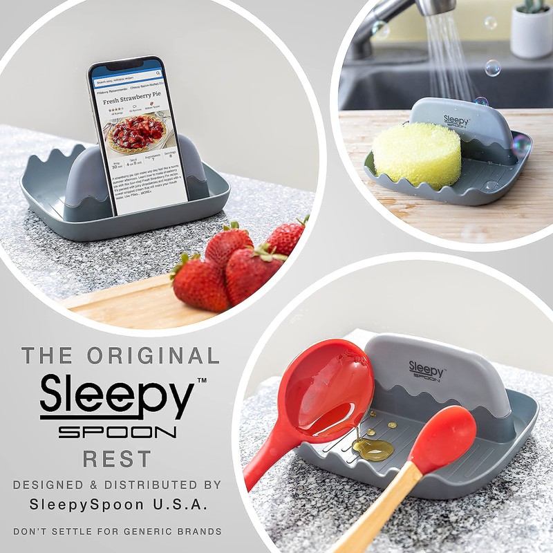 SleepySpoon - Spoon Rest for Kitchen Counter – Pot Lid