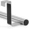 GEEZY Extendable Over Door Hanging Rail Metal Holder Rack Tea