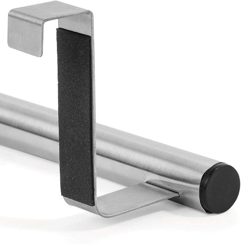 GEEZY Extendable Over Door Hanging Rail Metal Holder Rack Tea