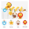Jollybaby Baby Car Seat Stroller Toys, Plush Activity Hanging Spiral