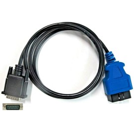 Xpertx Solutions 5FT Older NEXIQ1 OBD-II OBD2 Main Adapter Cable with 15-pin Male Connector Compatible with NexiQ Pro-Link iQ EEHD188001 Aftermarket Replacement
