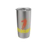 Rugby Retro Style Football Sport Stainless Steel Insulated Tumbler