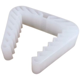 FeJu Window Clamps | Pack of 4 in White | 70 x 90 mm | Plastic Window Clamp, Window Open Holder, Window Tilt Protection, Window Stopper for Ventilation