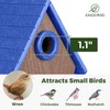 Kingsyard Recycled Plastic Bird House for Outdoors - Hanging Nesting