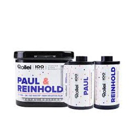 Rollei Paul & Reinhold Black and White Negative Film | 35 mm | 36 Shots | ISO 640 Double Pack | Limited Edition for 100th Anniversary