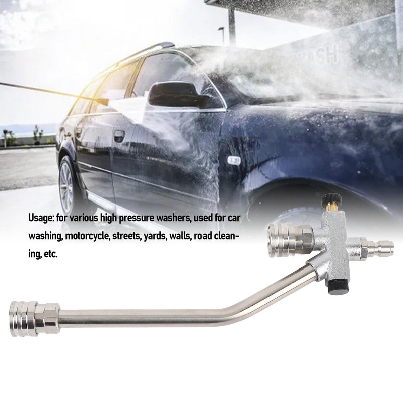 Luocute Foam Cannon Dual Connector Accessory, 6000psi Pressure Washer Double