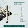 Soeos Chopsticks Disposable, Approx. 50 Sets, UV Treated Premium Disposable
