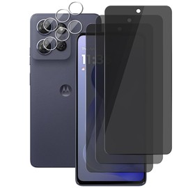 3 Pack Lens & Privacy Screen Protector for Motorola Moto G Power 5G (2025)