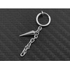 Akusetia Simple Spring Type Ring, Earrings, Single Ear, Chain Dagger,