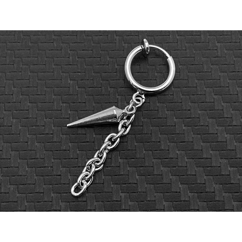 Akusetia Simple Spring Type Ring, Earrings, Single Ear, Chain Dagger,