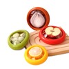 Reusable Fruit and Vegetable Storage Containers, Set of 4, Transparent,