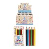 6 (Six) x Pack of 6 Mini Colouring Pencils