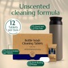 CLEANOMIC Bottle Wash Cleaner Tablets (12 Pack) - Water Bottle