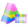 Outanaya 100pcs Lip Balm Tubes with Caps Reusable Lipstick Containers