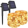 Litogo Outdoor Solar Fairy Lights, 12-Metre String Lights with 120