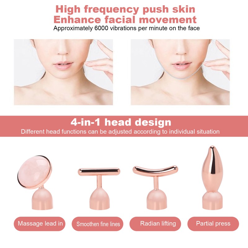 4 in 1 MultiFunctional Facial Massager Vibration Face Lifting Tightening