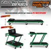 M-AUTO Heavy-Duty Convertible Mechanic Creeper, 48" Padded Adjustable Headrest Roller