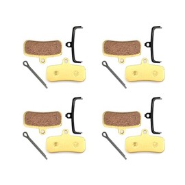 XYT WORLD 4 Pairs Full-Metal Bicycle Bike Disc Brake Pads for Shimano XTR M9120 XT M8120 M8020 SLX M7120 DEORE M6120 MT420 Saint M820 M810 for Trp for Tektro