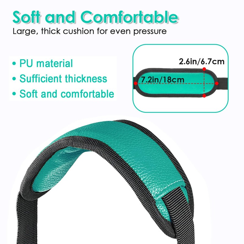 YOUSHARES Laptop Shoulder Strap - Adjustable Thick Bag Strap with