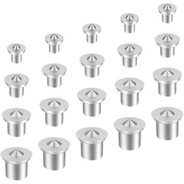 1/4, 5/16, 3/8 and 1/2 Inch Dowel Pins 20 Pcs Dowel and Tenon Center Transfer Plugs Solid Dowel Centering Pin Centers Drilling Hole Tool for Woodworking Metal Dowels Hardware Kit Accessories