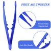 First Aid Tweezers, Plastic Tweezers, Disposable Forceps for Medical, Crafts,