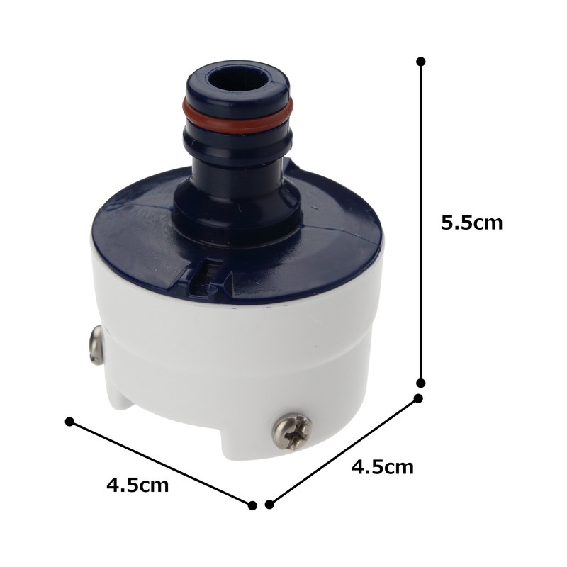 Iris Ohyama Hose Parts Beveled Faucet Base Marine Blue SGP