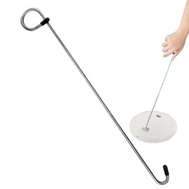 Stainless Steel Skimmer Lid Lifting Hook - Stainless Steel Skimmer Hook,Effortless Pool Rakes Skimmers & Nets