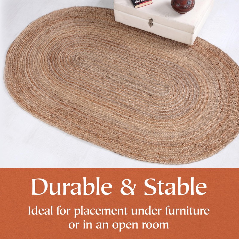 Second Nature Online - DHAKA Jute Area Rug | 100%