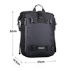 Rhinowalk Motorcycle Saddle Bag Waterproof Rear Rack Pannier Multi-Functional Trunk