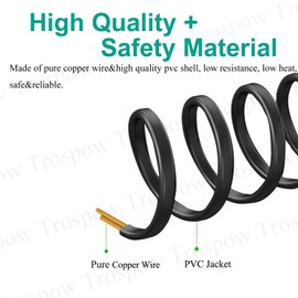 Power Plug Cord Replacement for JBL Partybox 310 110 710 100 300 1000 2 pin Figure 8 Power Lead Cable Black