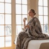 COOVA Ultra Soft Faux Fur Throw Blanket – 60x80 Inch,