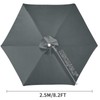 LUSCHEER Replacement Parasol Canopy Waterproof, Parasol Replacement Canopy Cover Patio