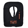 Scuba Choice Adult Black Snorkel Vest w/Name Box, Large