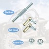 X AUTOHAUX 2pcs M8 Steering Tie Rod for 50cc 70cc