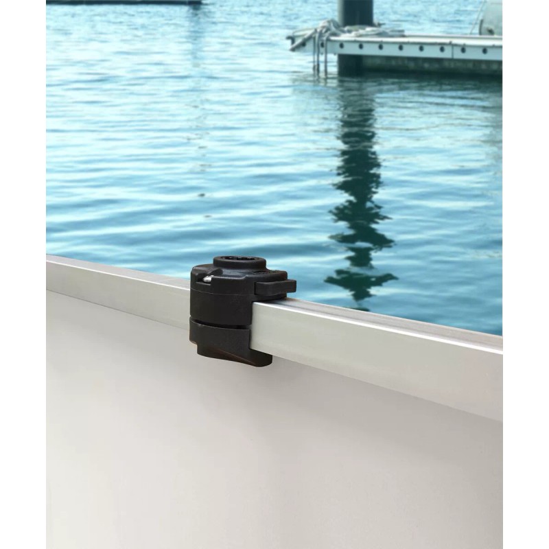Brocraft Pontoon Boat Rod Holder /Pontoon Boat Square Rail Mount