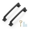 Ravinte 10 Pack Kitchen Cabinet Handles Drawer Pulls Matte Black