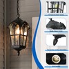 Zanritelit Outdoor Pendant Light for Porch Foye Hallway Doorway Farmhouse,