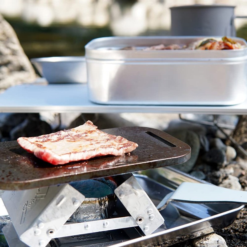 Zeol Iron Plate, Mestin, Trangia, Knee-Rack, Milli-Camp Compatible Plate, 0.3