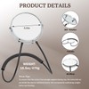 GRANDECO Double Sided Mirror, Standard Viewing and 5X Magnification, Mirror'