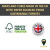 Global Walkabout Map with Flags background – Deluxe Travel Size