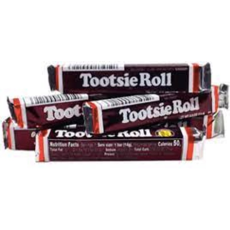 Tootsie Roll .5 oz Snack Bar Fun Size Individually Wrapped