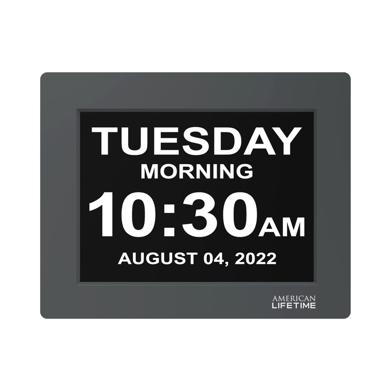 American Lifetime 【New 2024】 Dementia Clock Large Digital Clock for