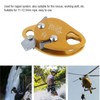 Leapiture Self Braking Stop Descender Climbing Descending Device Lightweight Mountaineering
