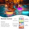 BASON LIGHTING Solar Powered Floating Pool Light with Chlorine Tablet
