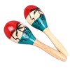 2Pcs Sand Hammer Maraca Shaker Rattle Portable Percussion Instrument Musical