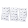 Minkissy 3 Sets Practice False Eyelashes Fake Fake Eyelashes Makeup