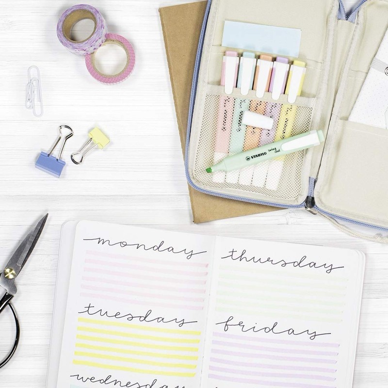 Highlighter - STABILO swing cool Pastel - Pack of 6