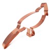Cardinal Figurine Bird Cookie Cutter - Handcrafted Copper Cardinal Cookie